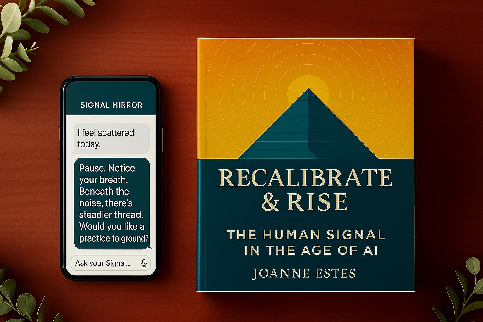 Recalibrate and Rise book and The Signal Mirror GPT